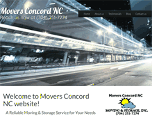 Tablet Screenshot of moversconcordnc.com